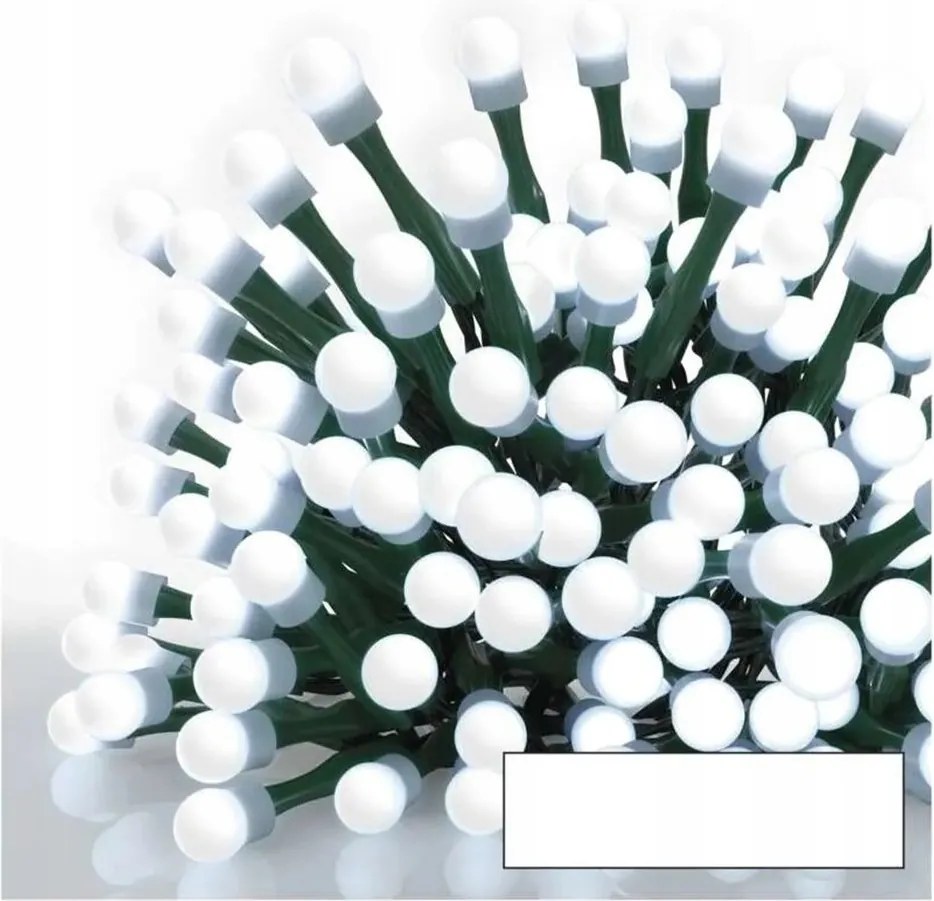 Karácsonyfa fényfüzér 200 Led 10m hideg fehér D5GC03 Emos