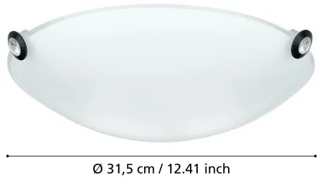 Eglo 93624 - LED Mennyezeti lámpa CAFIERA LED/12W/230V