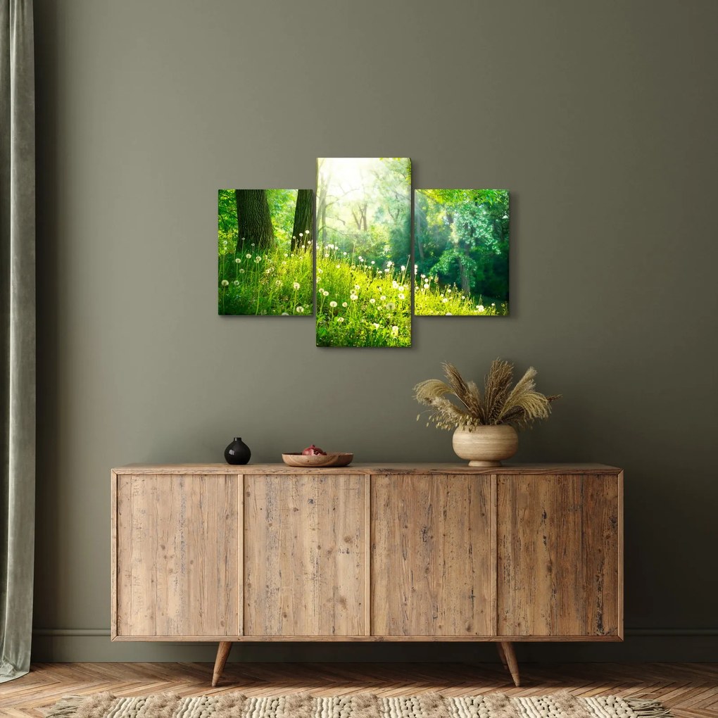 Kép - Varázslatos rét tele pitypanggal (90x60 cm)