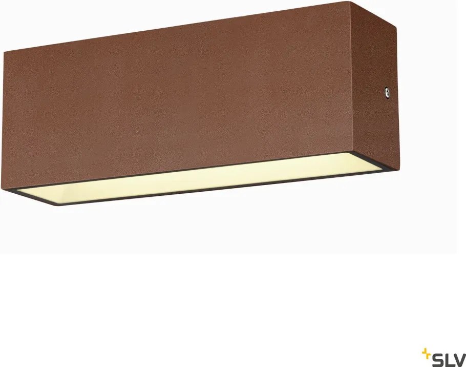 SLV 1005157 SITRA Modern Kültéri Fali Lámpa Rozsdás LED IP44