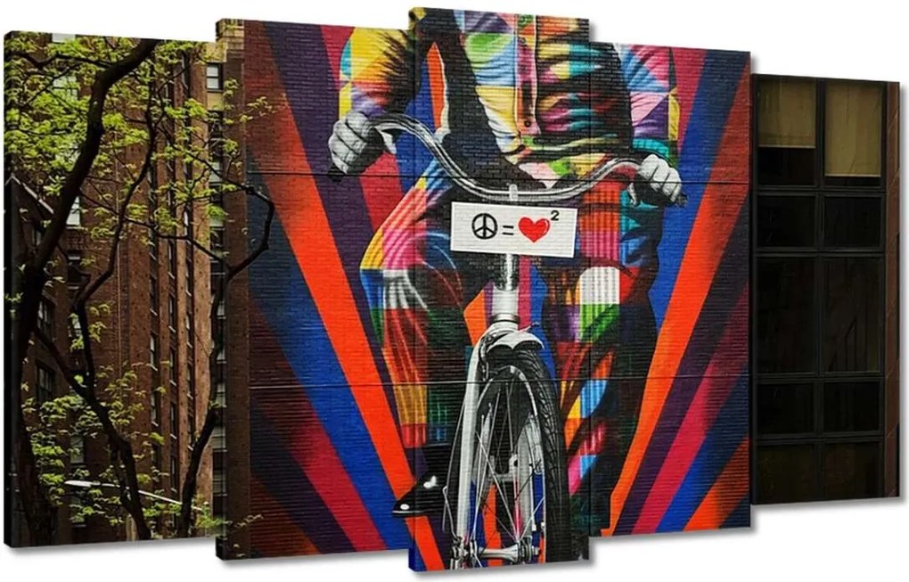 Festmények 100x60 Albert Einstein Graffiti