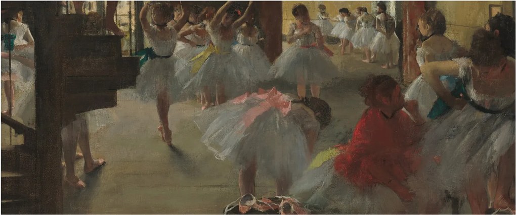 Kép - Edgar Degas, The Dance Class, reprodukciók (120x50 cm)