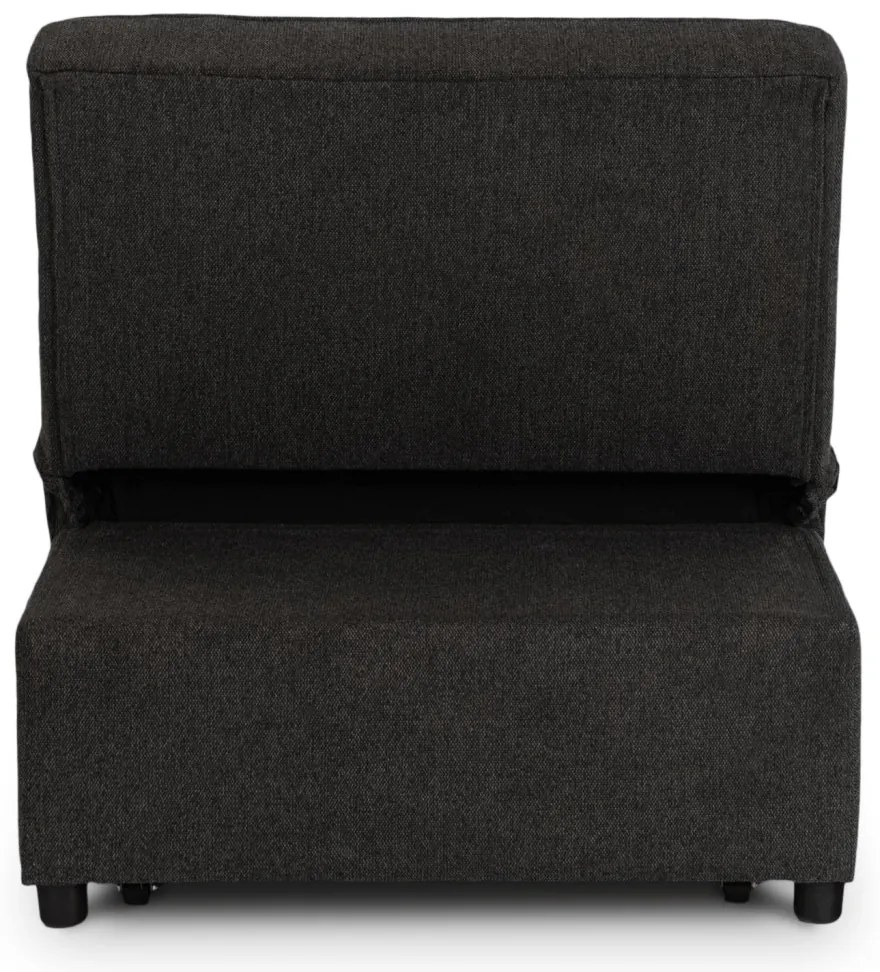 Ágyazható Fotel Fekete Színben. IBERIS 80 cm