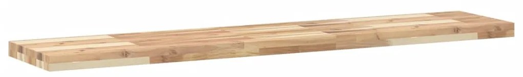 kezeletlen tömör akácfa függőpolc 120 x 30 x 4 cm