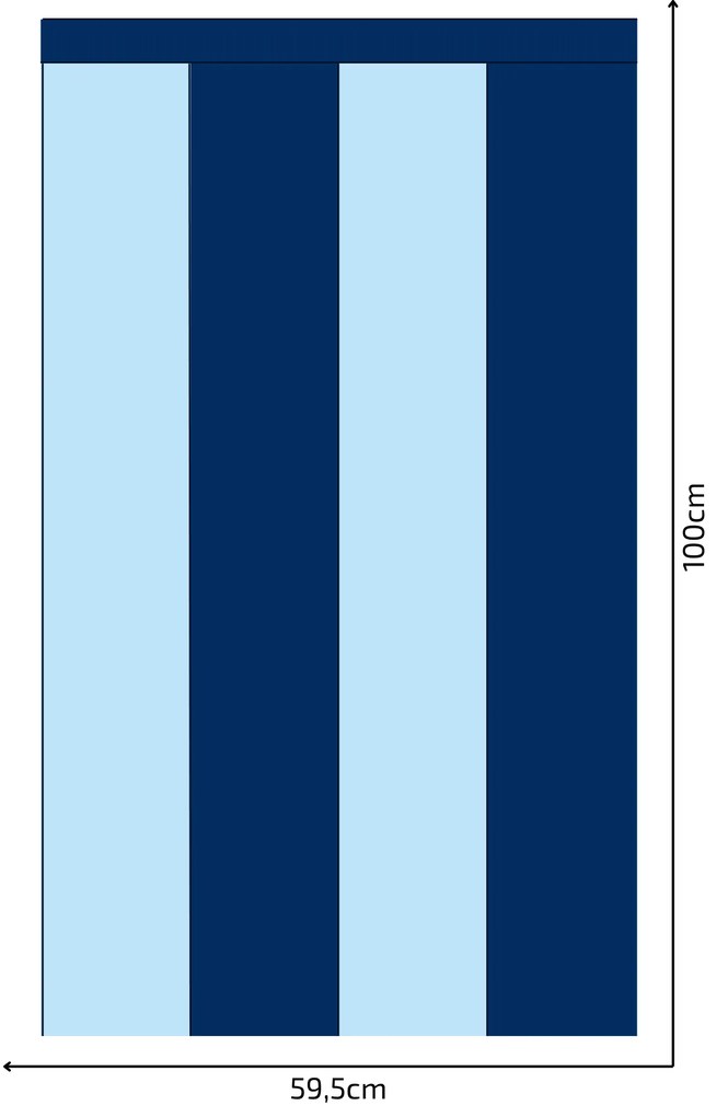 PIPPER. Textil öntapadó tapéta - Egy téglalap - Sötétkék színű Méret: 80cm, Szín: Sápadt