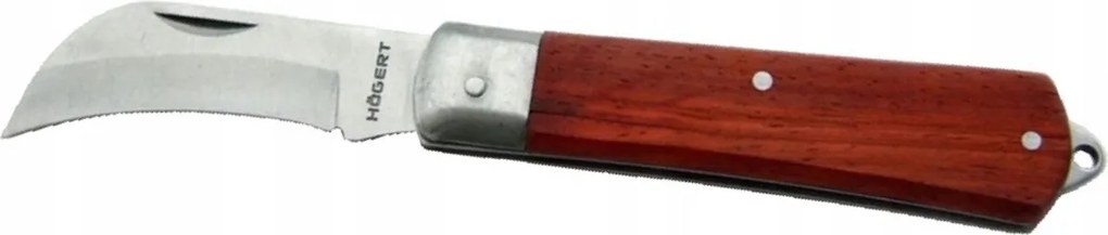 Szerelőkés sarló összecsukható zsebkés HT4C651 Hoegert jó a gombák számára