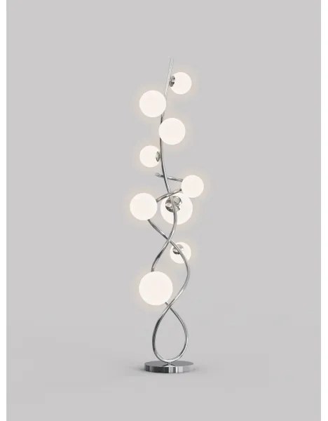 Wofi 3014-907 - LED Állólámpa NANCY 9xG9/3,5W/230V fényezett króm