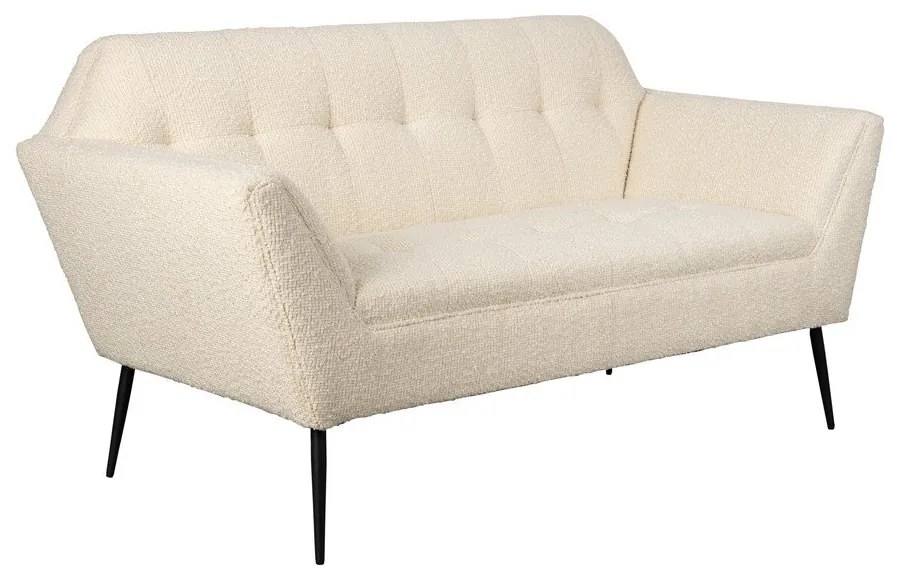 Krémszínű buklé kanapé 150 cm Kate – Dutchbone