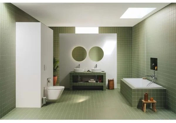 Roca A3270MJ000 - GAP kerámia mosdó 39 cm, fehér, asztalra szerelhető