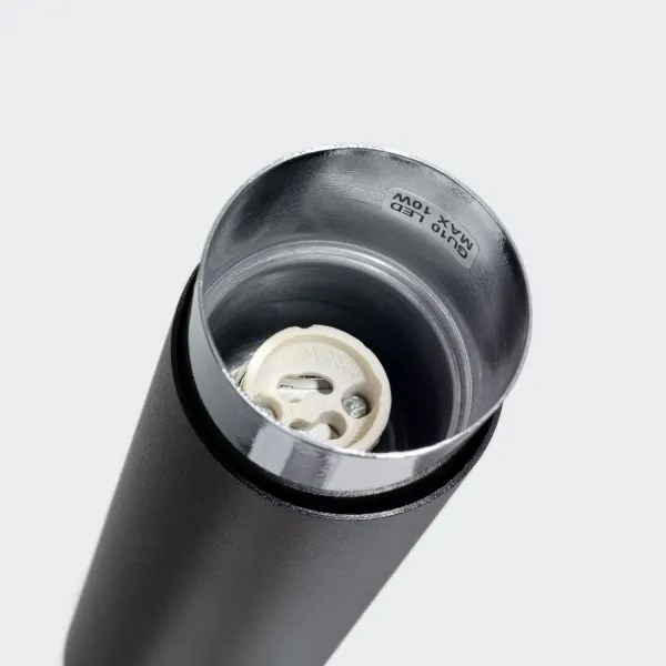 Sollux SL.1409 - Spotlámpa NERO 1xGU10/10W/230V 22,5 cm fekete/fényezett króm