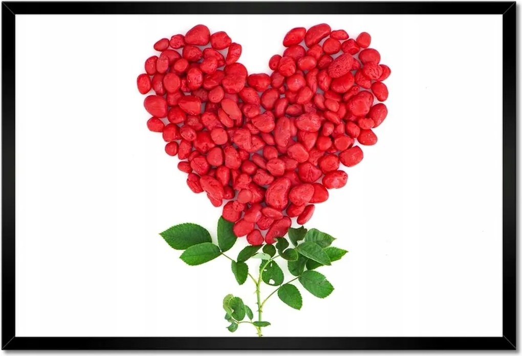 Poszterek keretben 60x40 Nőnap Ajándék Love