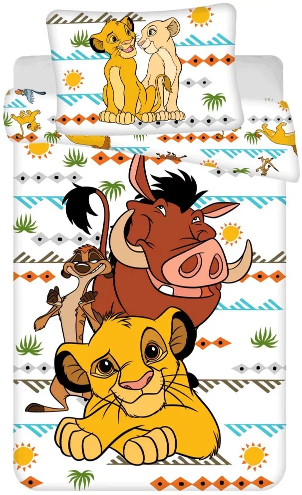 Disney Az Oroszlánkirály Africa ágyneműhuzat 140×200cm, 70×90 cm