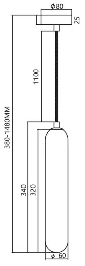 Csillár zsinóron PAX 1xG9/9W/230V arany