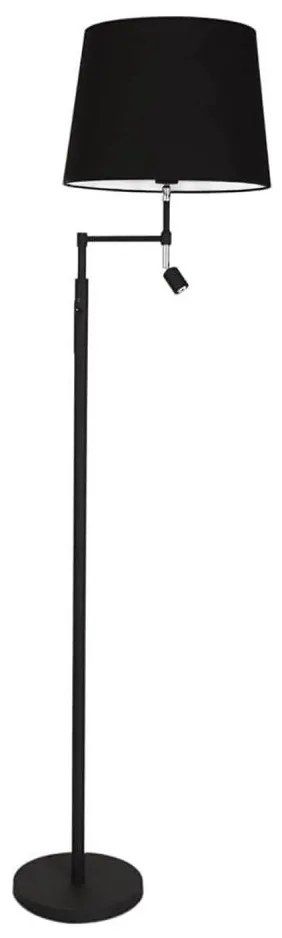 ByRydens 1988780-4007-LED állólámpa ORLANDO 1xE27/5W/230V+LED/3W fekete