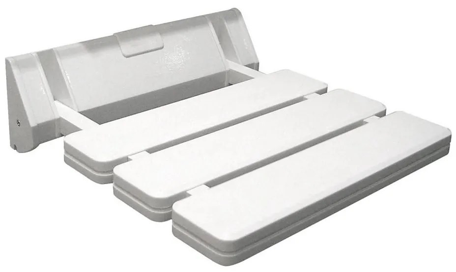 Aqualine - Összecsukható zuhanyülőke 32x32,8 cm, fehér