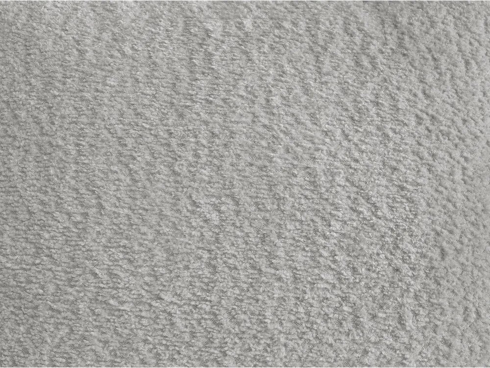 Világosszürke buklé sarokkanapé (jobb oldali-heverő résszel) Azra – Bobochic Paris