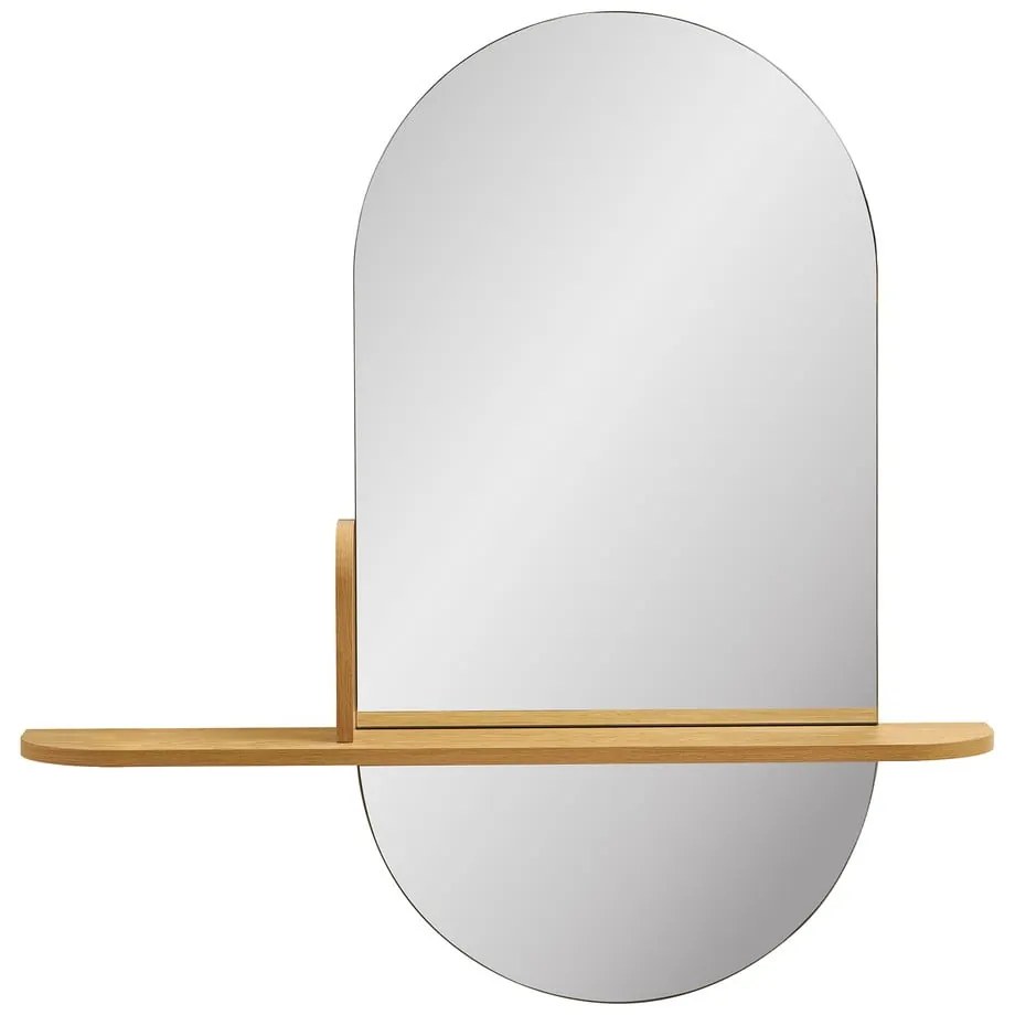 Fali tükör polccal 92x94,5 cm Barco – House Nordic