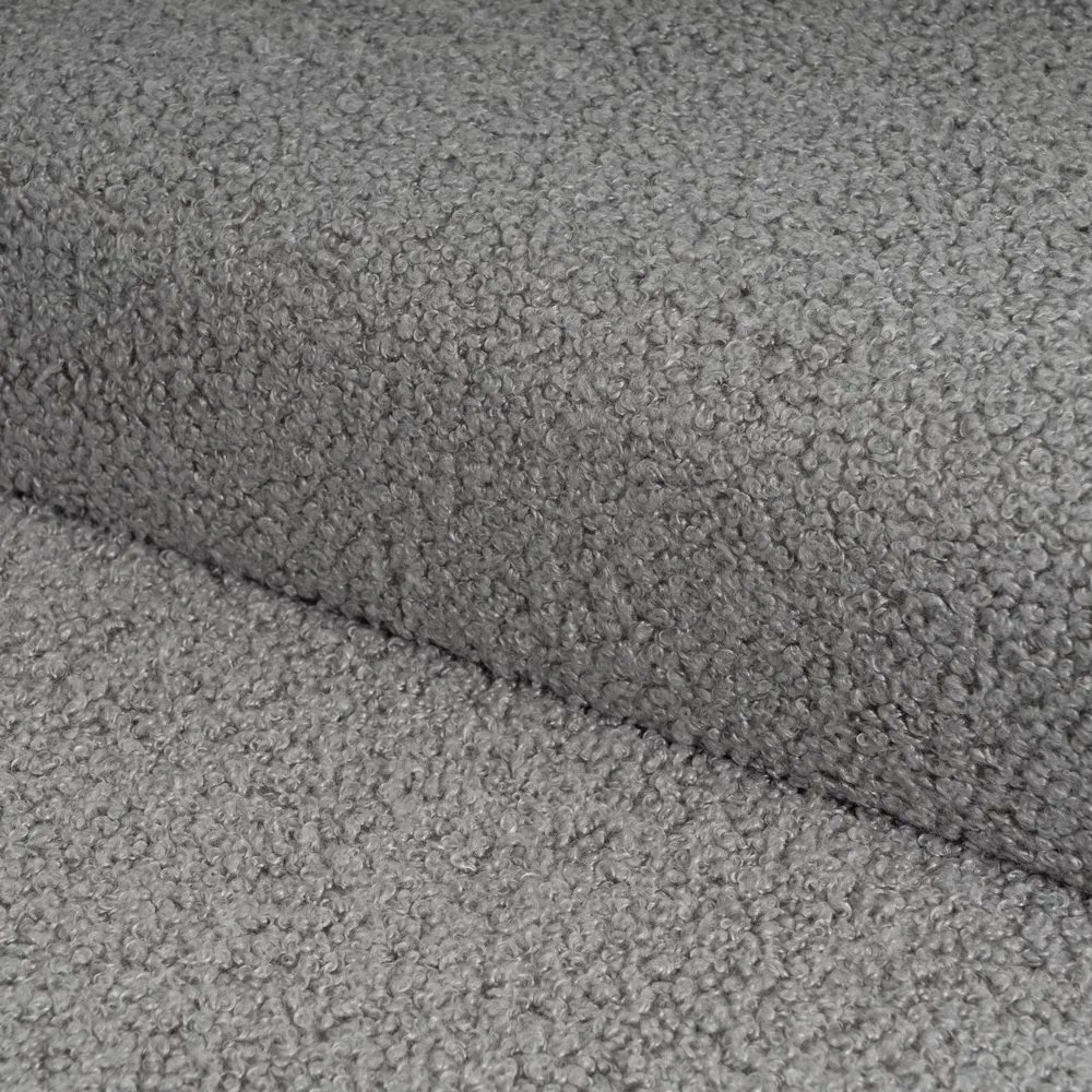 Szürke buklé puff Folding – Casa Selección