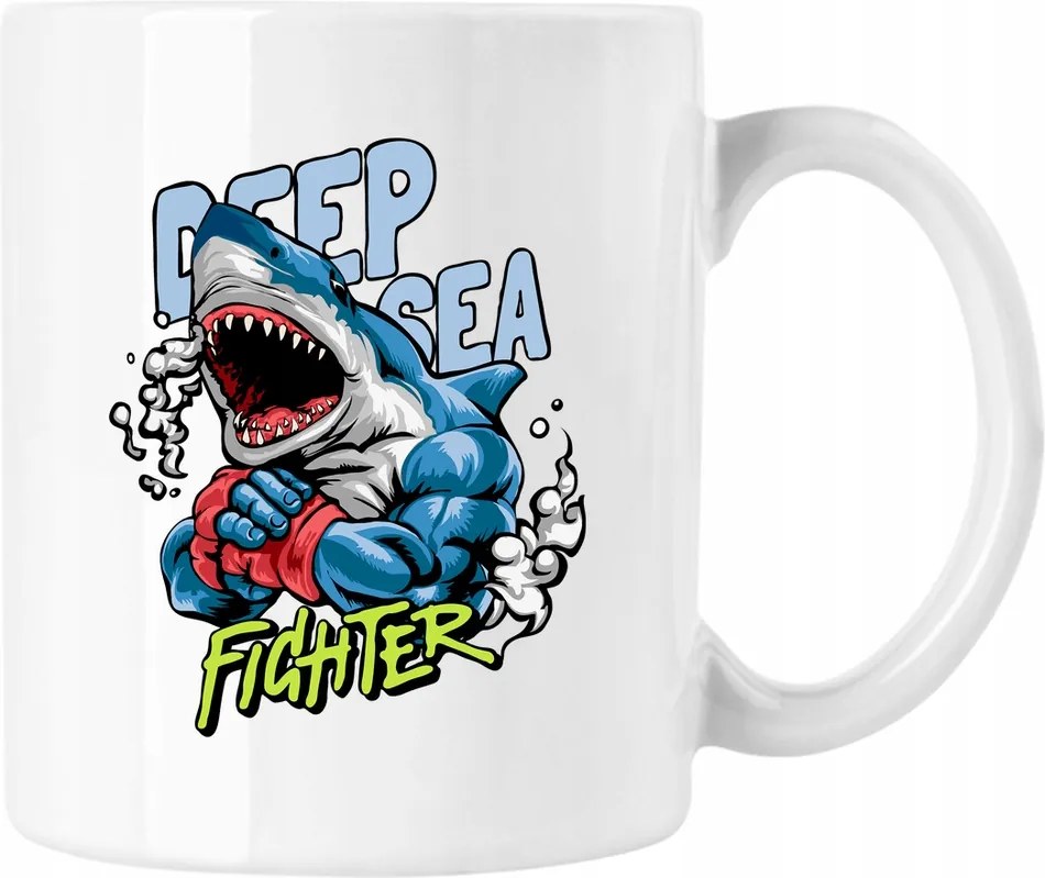 Bögre Cápa Edzőterem Sport 2 Fehér 330ml