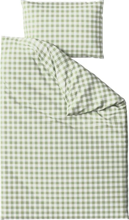 Krepp ágynemű kiságyhoz Renforcé GRENTIS zöld Ágyneműhuzat mérete: 45 x 65 cm | 90 x 140 cm