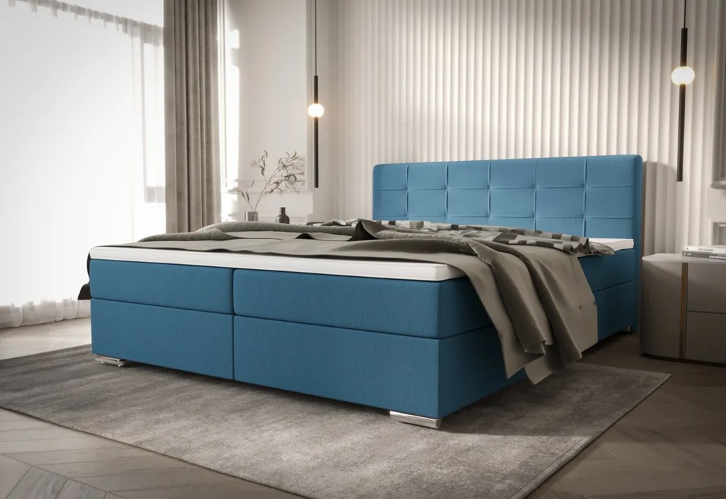 SARINA 3 kárpitozott ágy, 180x200, cosmic 16