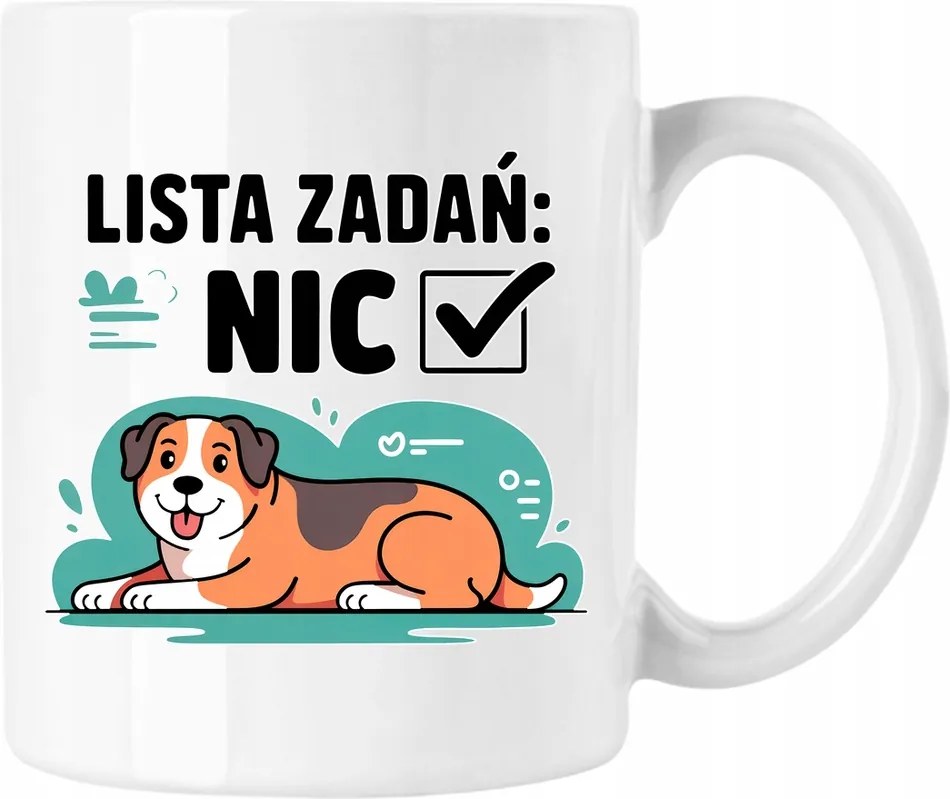 Lusta kutya bögre lusta feladatlista 1 Fehér 330ml