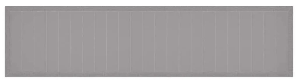 Kerti Asztal Világosszürke 400 x 100 x 73 cm polirattan