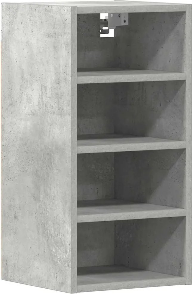 vidaXL “Riga” betonszürke szerelt fa függő szekrény 30x29,5x60 cm