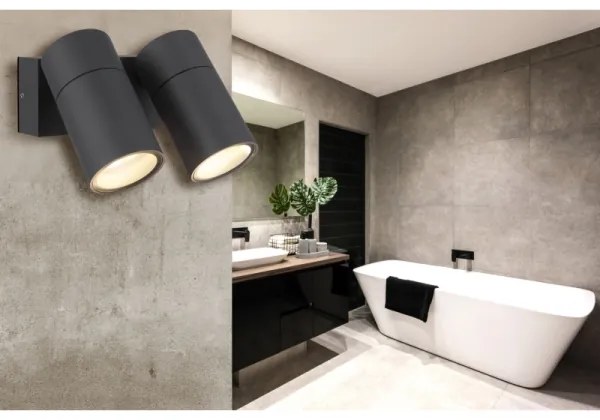 Globo 3209-2 - Fali spotlámpa PIPER 2xGU10/35W/230V