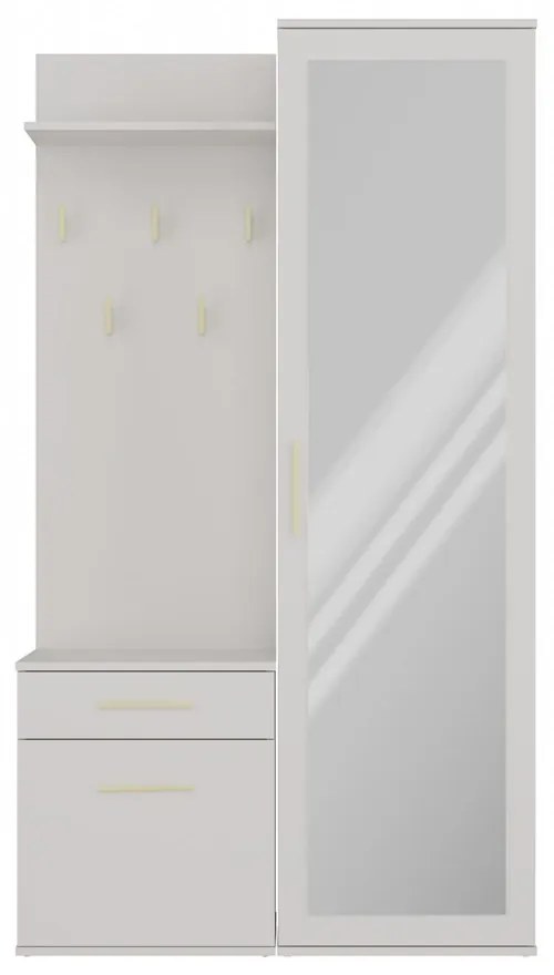 Kashar Duo előszobafal, 50x180x35 cm, kasmír