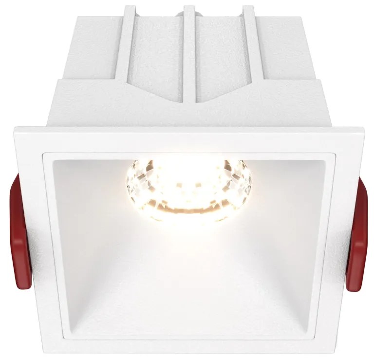 DL043-01-10W3K-D-SQ-W Alfa LED Alumínium Süllyesztett Lámpa Fehér Színű LED 10 W 3000 Kelvin 500 Lumen IP20