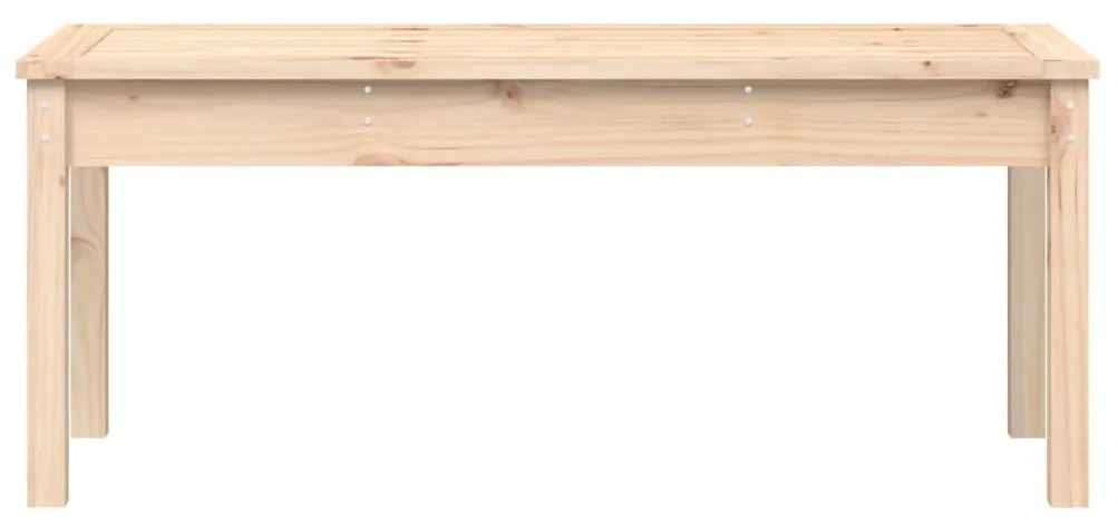 tömör fenyőfa kerti pad 109x44x45 cm