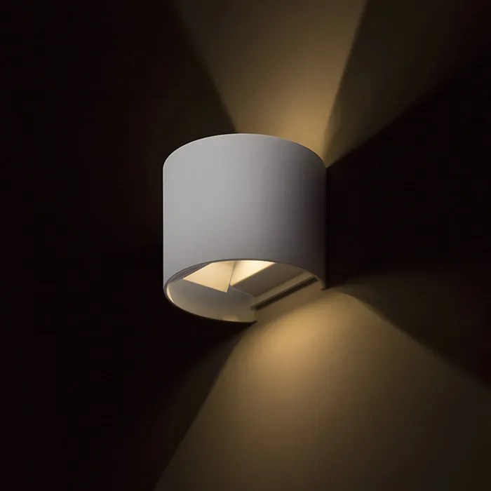 RENDL TITO R fali lámpa fehér 230V LED 6W IP54 3000K