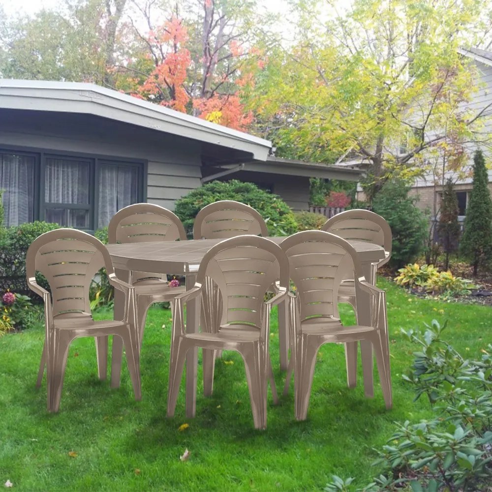 Elboni 6+1 kerti bútor garnitúra szett