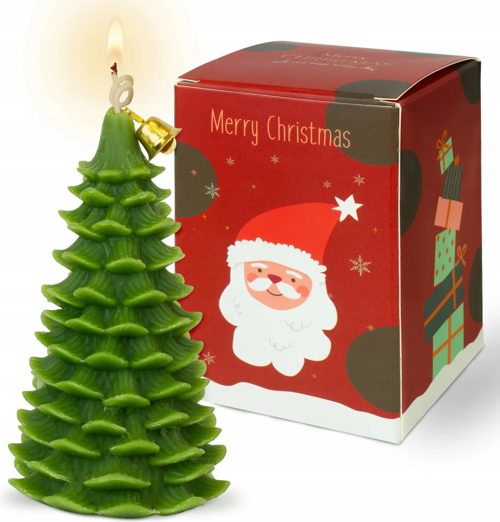 Illatos Gyertya Karácsonyfa Alakú Ünnepi Dekoráció Ajándék Karácsonyra