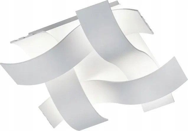 Négyzet alakú plafon Trio 623810431 35 x 35 cm fehér