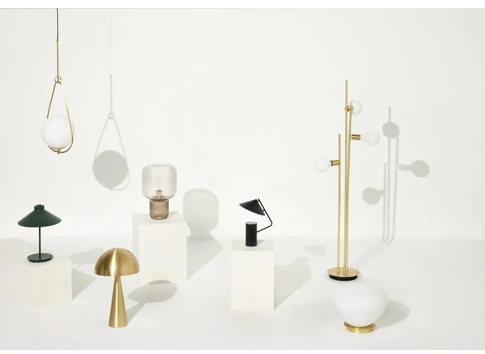 Sötétzöld asztali lámpa (magasság 38 cm) Shape – Hübsch