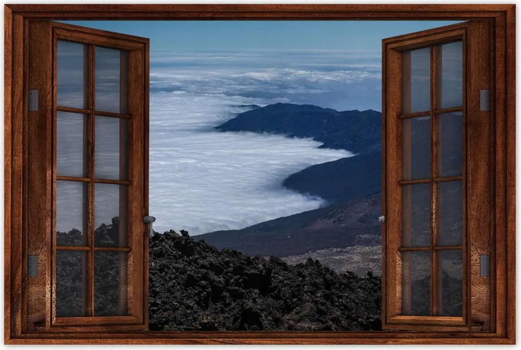 Poszterek 90x60 A kilátás a felhőkbe süllyed