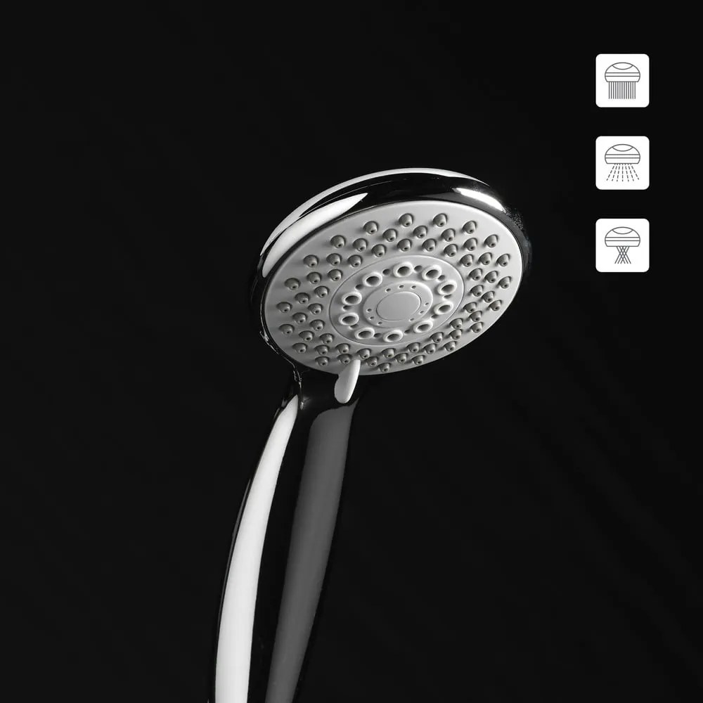 Zuhanyfej ø 8 cm Hydro – douceur d'intérieur