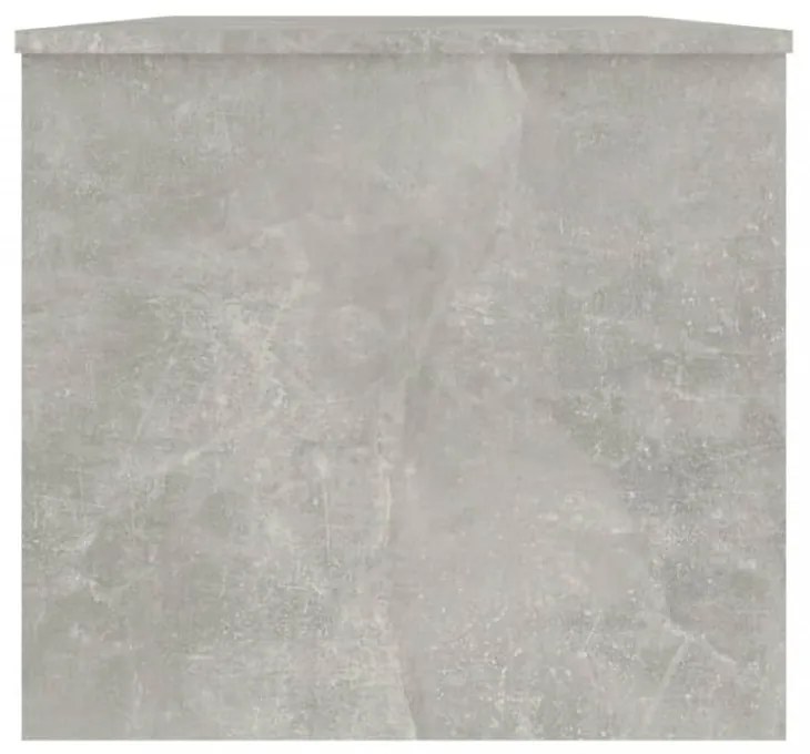betonszürke szerelt fa dohányzóasztal 102 x 50,5 x 46,5 cm