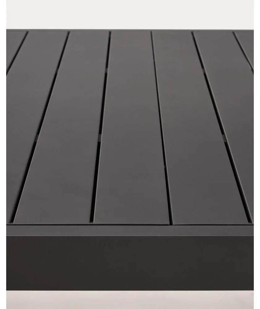 Fém kerti étkezőasztal 100.5x220 cm Galdana – Kave Home