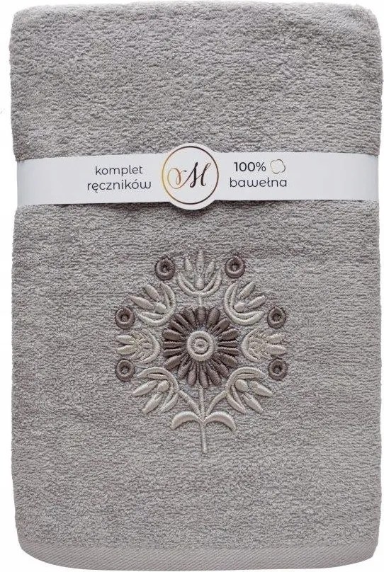 Maribella frottír törölköző szett 3 db-os ajándék napraforgó J. Szürke