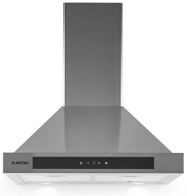 Klarstein Zelda 60, páraelszívó, 60 cm, 620 m³/ó, érintőképernyős, időzítő, nemesacél