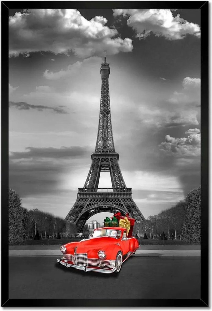 Poszterek keretben 40x60 Eiffel-torony Franciaország