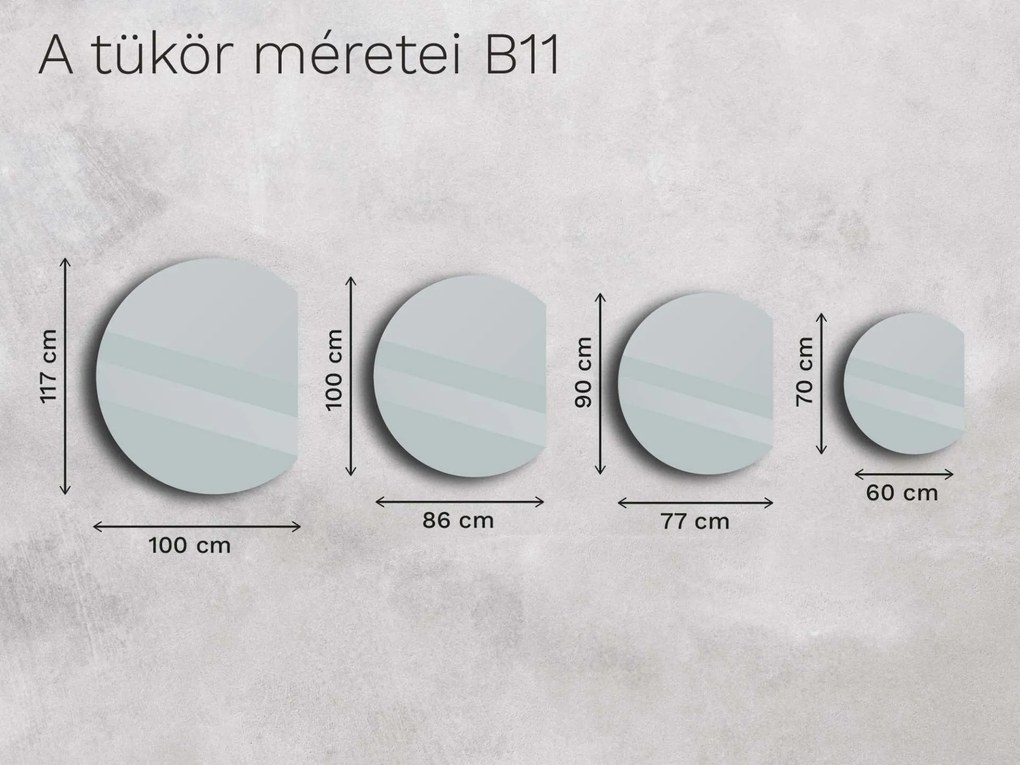 Base tükör B11 60×70