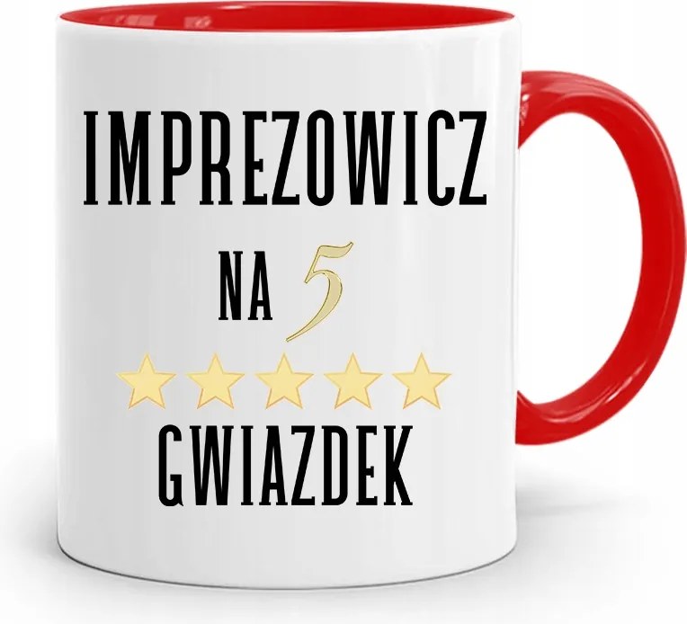 Bulizóknak Party Bögre Piros, fényképes nyomattal