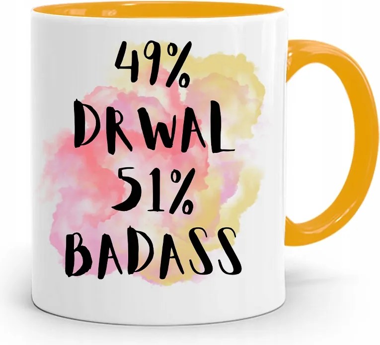 Favágó Bögre Sárga Születésnapi Ajándék fényképes nyomtatással