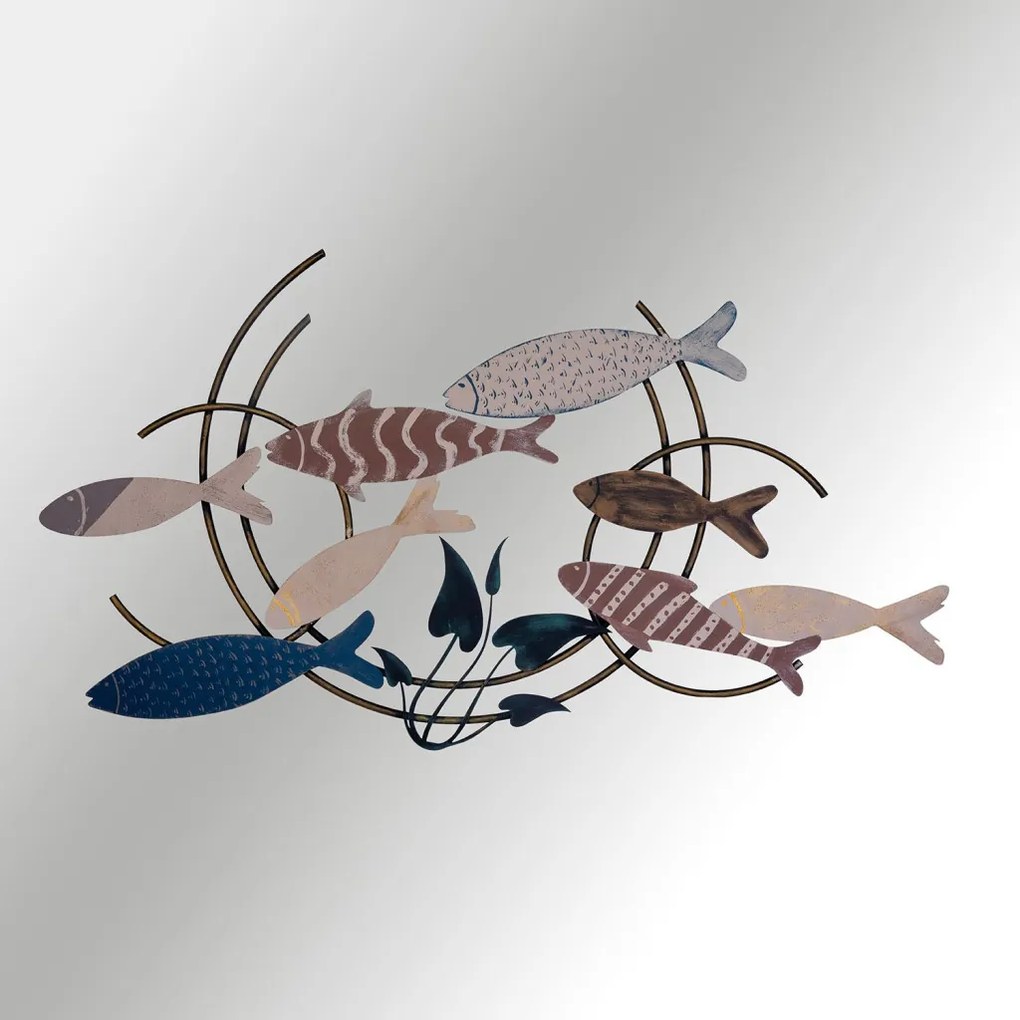 Oceano fém fali dekoráció, 105×4 cm