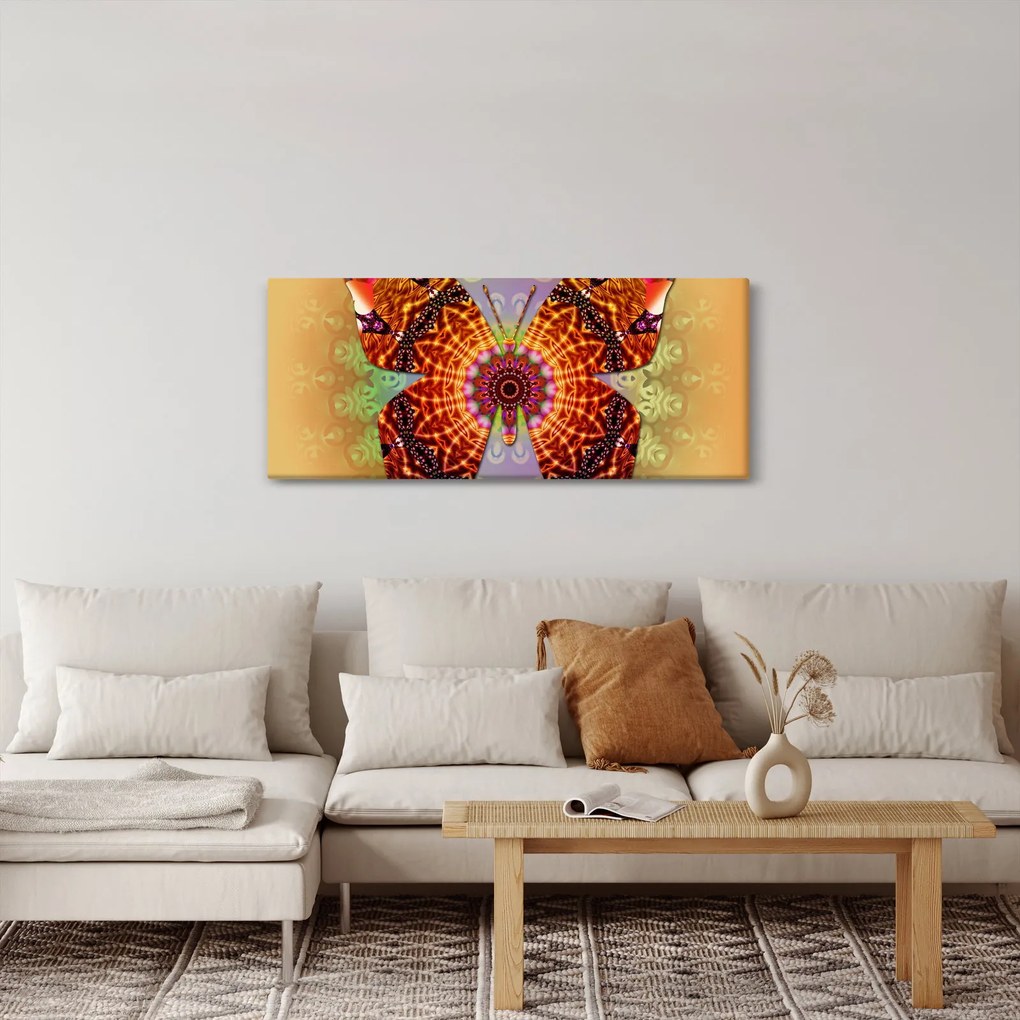 Kép - etno pillangó (120x50 cm)