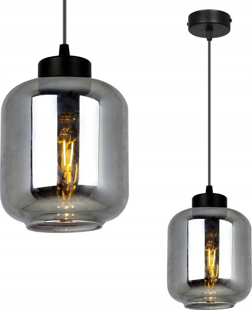 Mennyezeti Lámpa Lógó Csillár Egyetlen Elegáns Üveg Lámpabúra